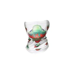 Face Shield Dripping Cross White