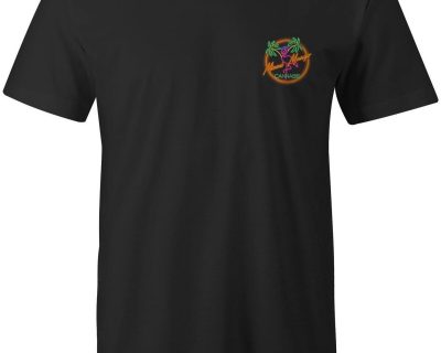 Miami Mango Cannabis T-Shirt Black
